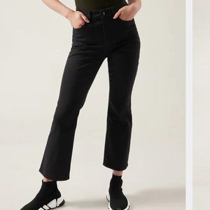 Athleta - Kick Flare Black Sculptek Denim - Size 8